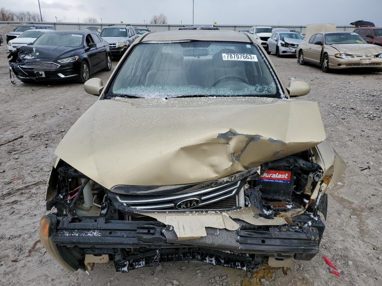 2009 Kia Spectra Ex VIN: KNAFE222X95660954 Lot: 78707663