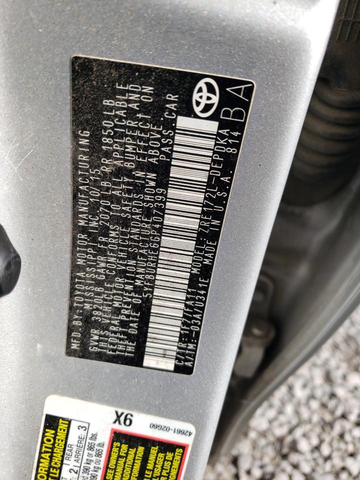 2016 Toyota Corolla L VIN: 5YFBURHE6GP407399 Lot: 79868143