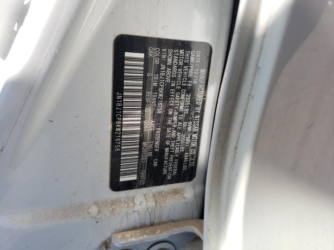 JN1BJ1CP8KW218758 2019 NISSAN ROGUE - Image 12