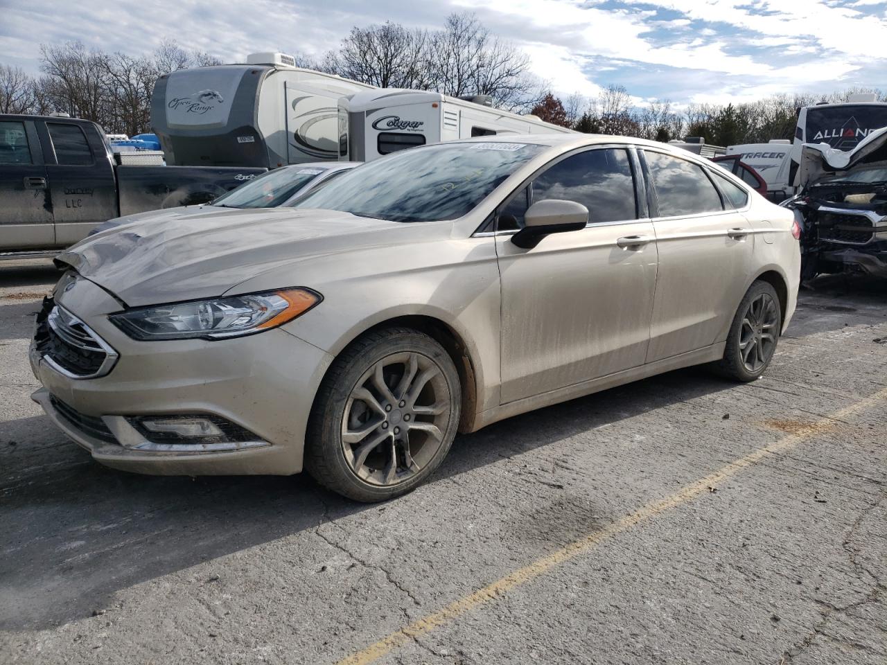 2018 Ford Fusion Se VIN: 3FA6P0HDXJR232092 Lot: 80531603