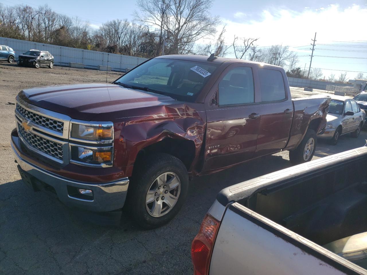 2015 Chevrolet Silverado K1500 Lt VIN: 1GCUKREC0FF202314 Lot: 79830333