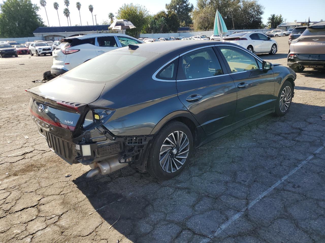 2021 Hyundai Sonata Hybrid VIN: KMHL54JJXMA033015 Lot: 77781883