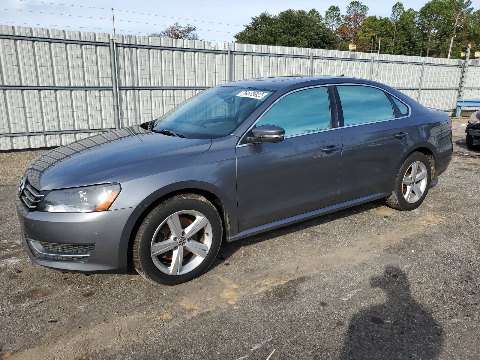 2013 Volkswagen Passat Se vin: 1VWBH7A3XDC030255