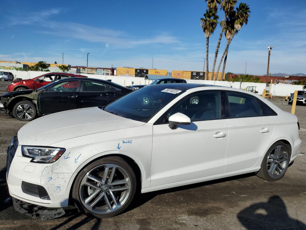 2019 Audi A3 Premium VIN: WAUAUGFF9KA125554 Lot: 78874023