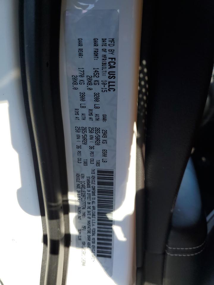 2015 Dodge Durango Citadel VIN: 1C4RDJEG9FC177774 Lot: 78286163