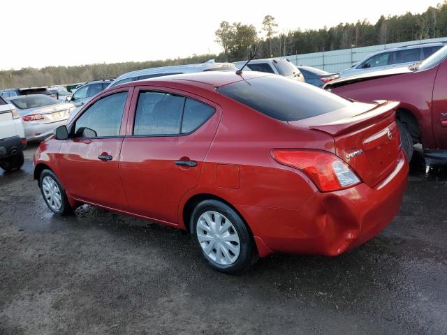  NISSAN VERSA 2014 Червоний