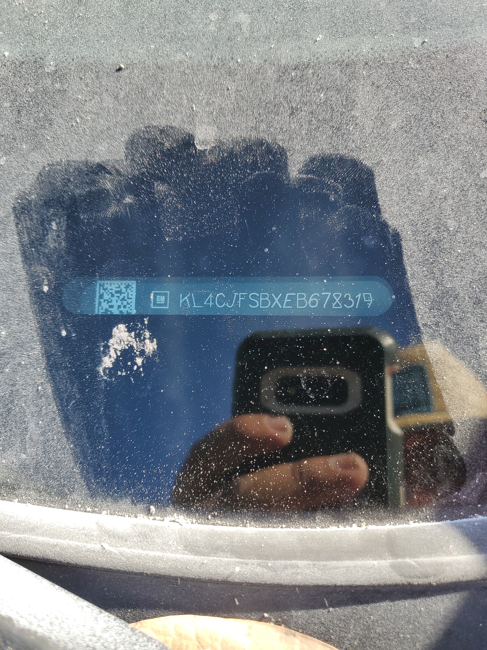 KL4CJFSBXEB678319 2014 Buick Encore Convenience