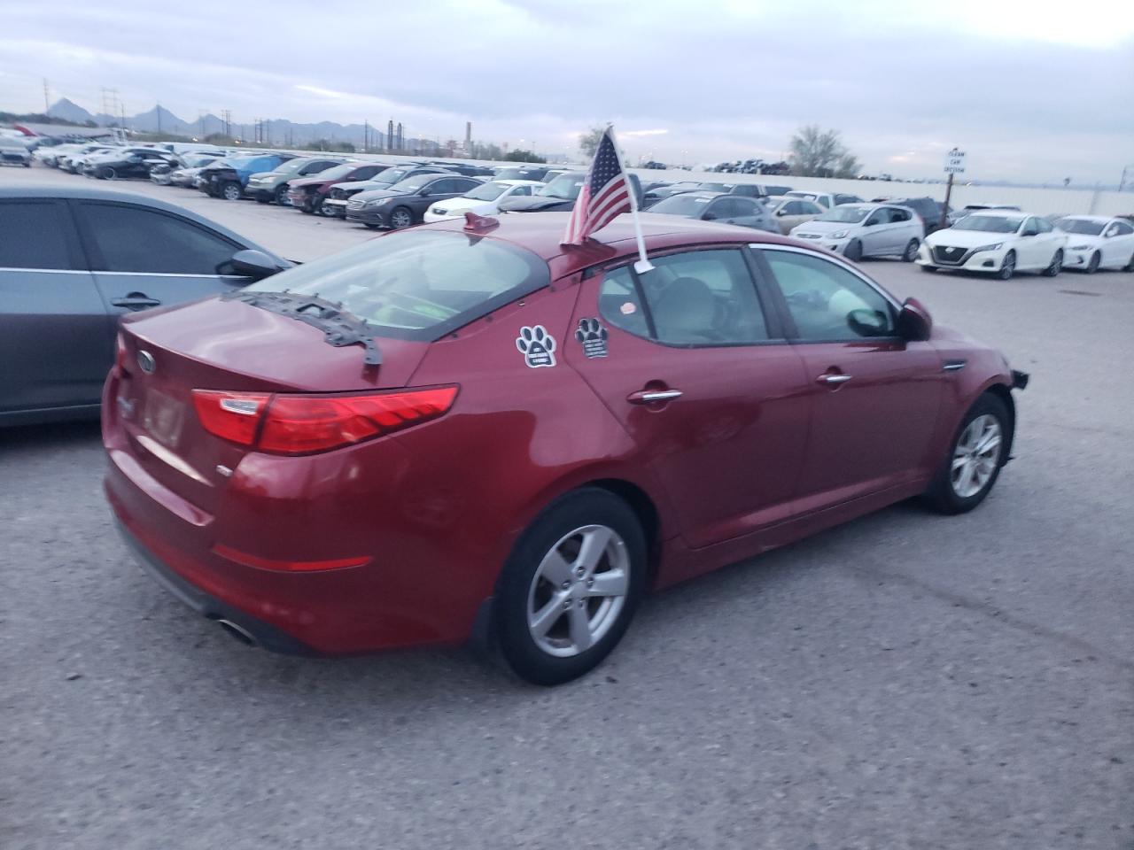 2015 Kia Optima Lx VIN: 5XXGM4A74FG399086 Lot: 80763663