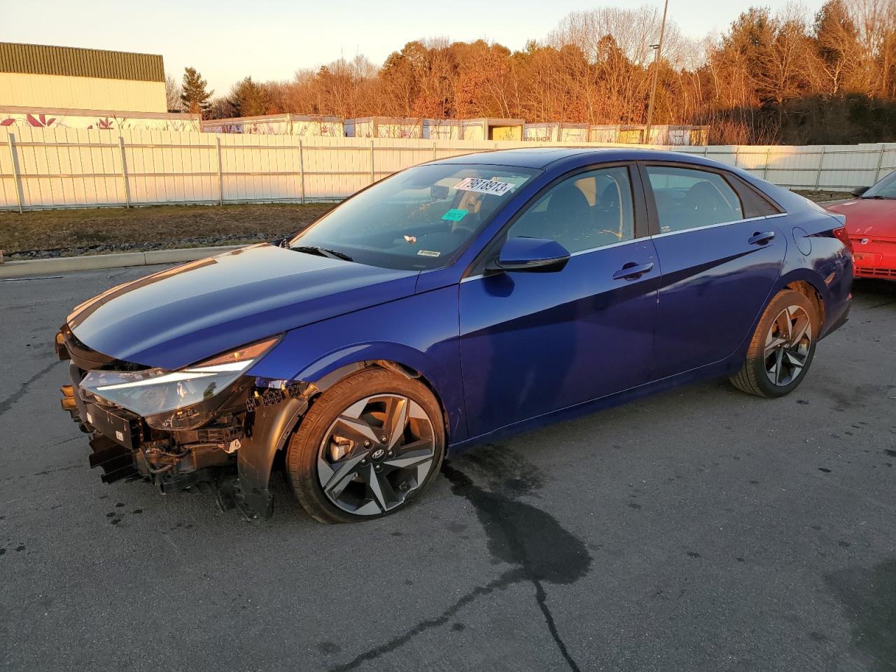 2022 Hyundai Elantra Sel VIN: KMHLN4AG6NU338807 Lot: 79818913