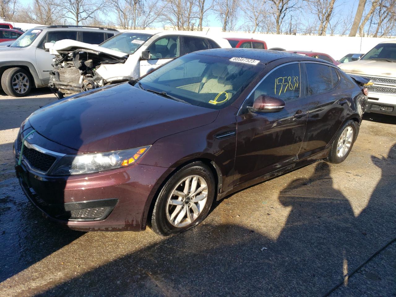 2011 Kia Optima Lx للبيع في Bridgeton، MO - Rear End