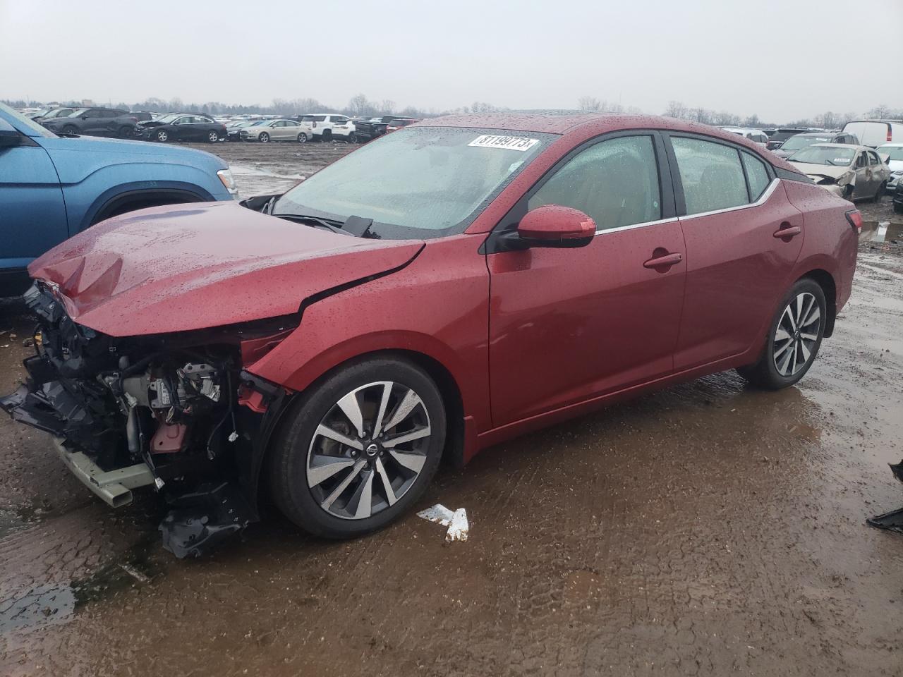 2021 Nissan Sentra Sv VIN: 3N1AB8CV8MY202930 Lot: 81199773