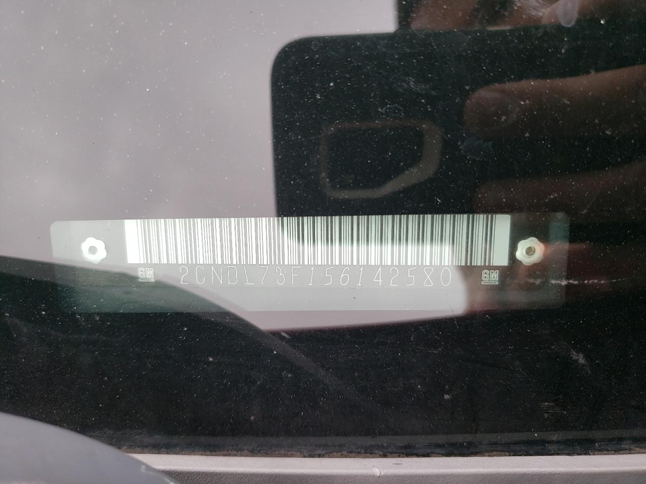 2005 Chevrolet Equinox Lt VIN: 2CNDL73F156142580 Lot: 45341074