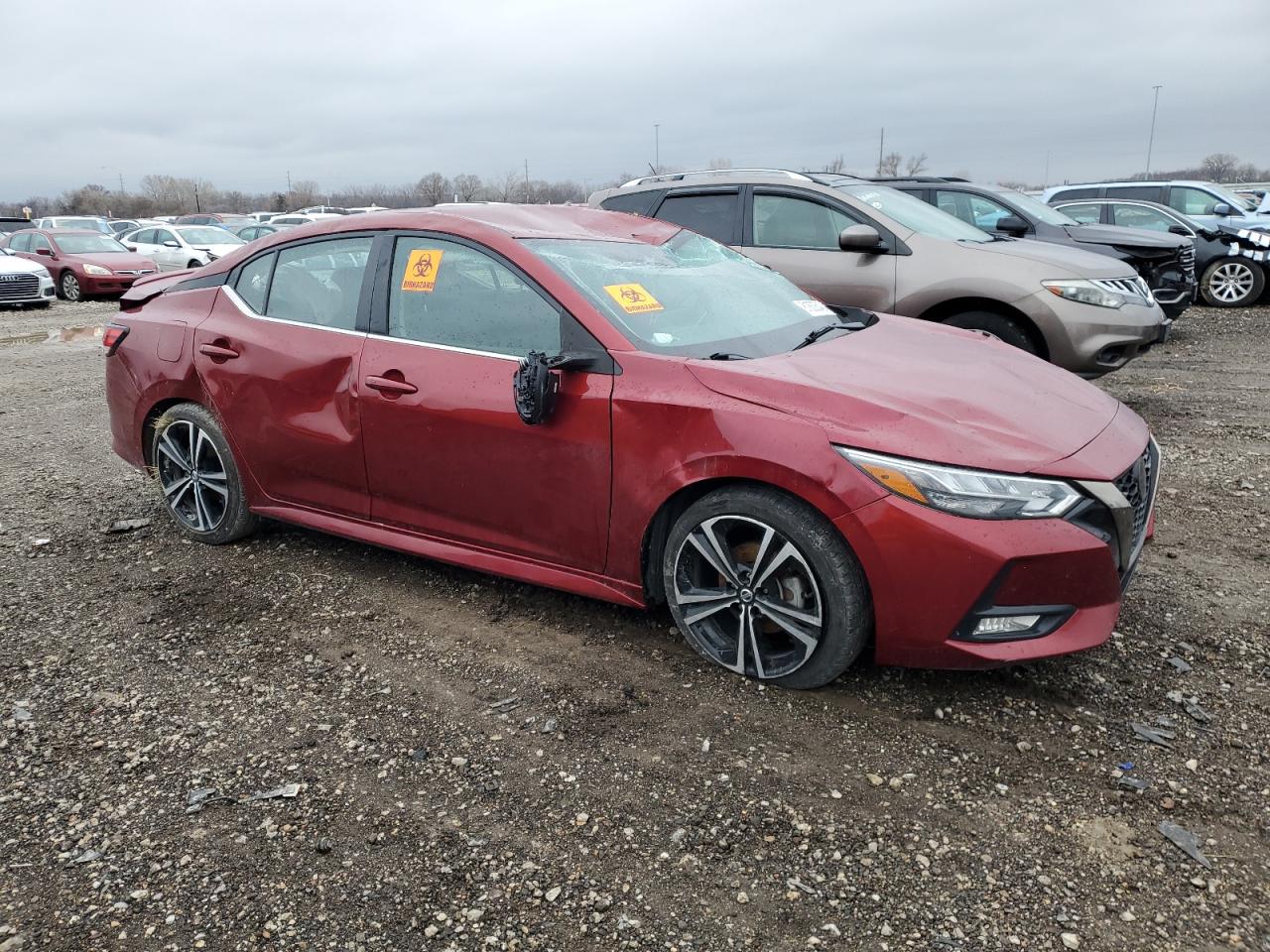 2021 Nissan Sentra Sr VIN: 3N1AB8DV8MY216101 Lot: 81830543