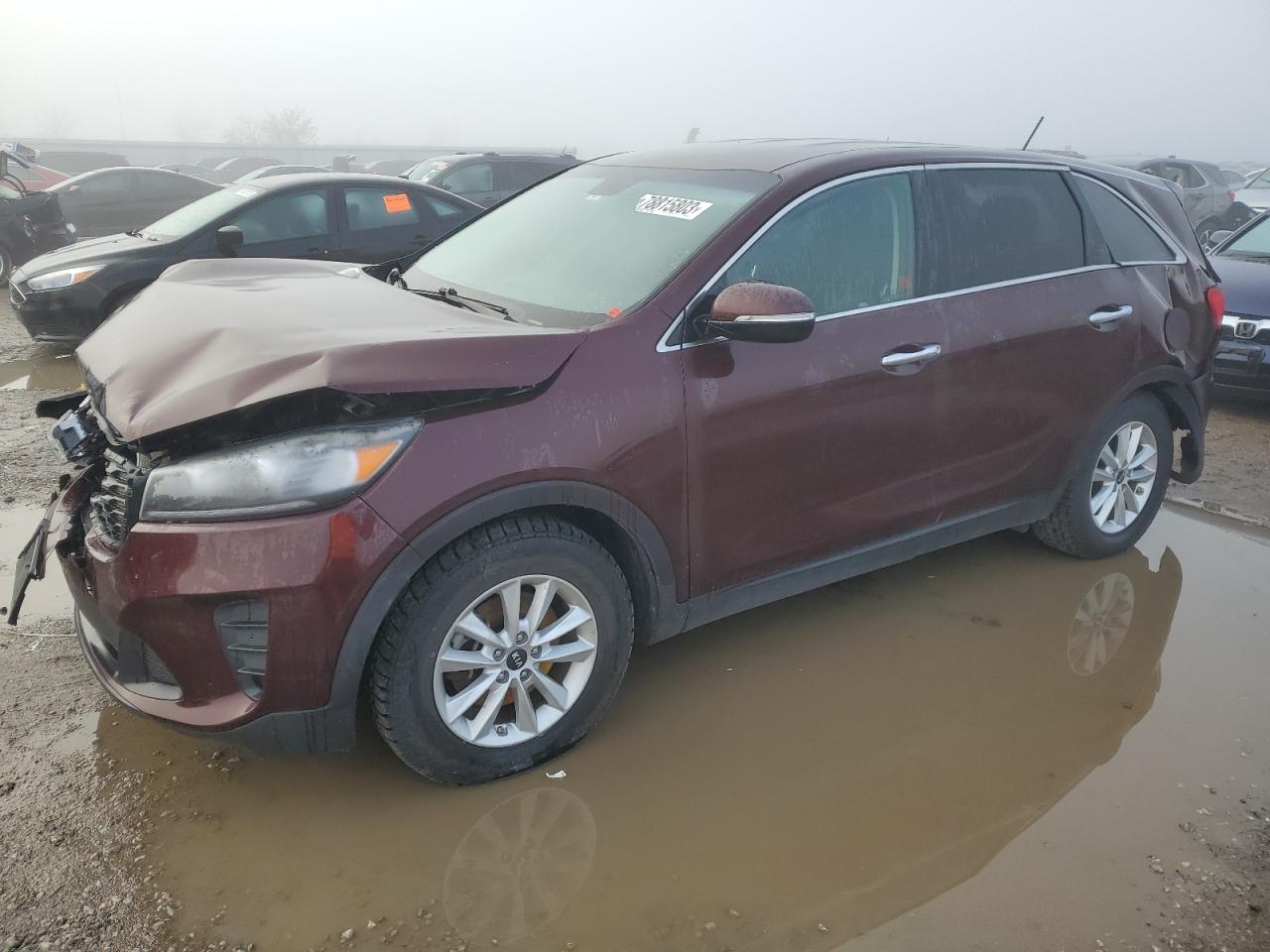 2019 Kia Sorento Lx VIN: 5XYPG4A56KG446825 Lot: 78815803