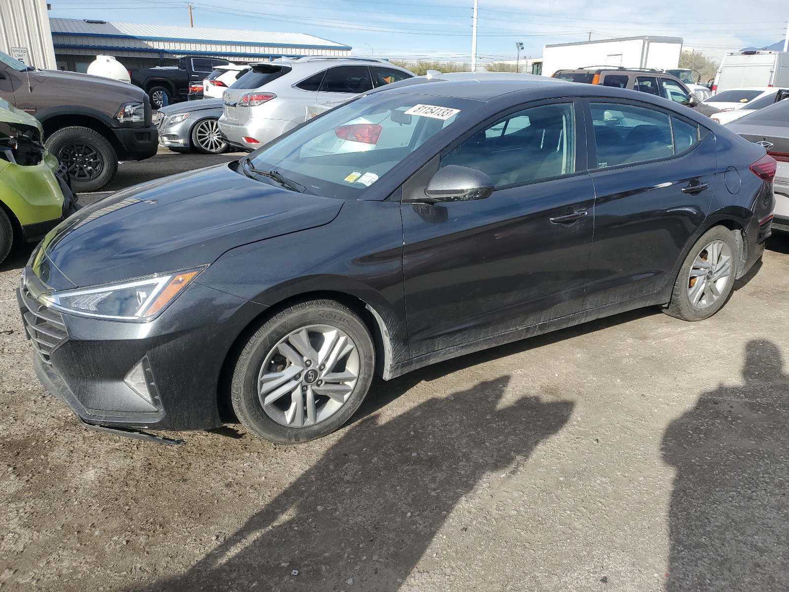 2020 Hyundai Elantra Sel vin: 5NPD84LF0LH576342