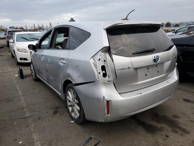 Кросовери TOYOTA PRIUS 2012 Сріблястий