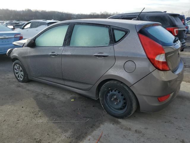 Hatchbacks HYUNDAI ACCENT 2017 Szary