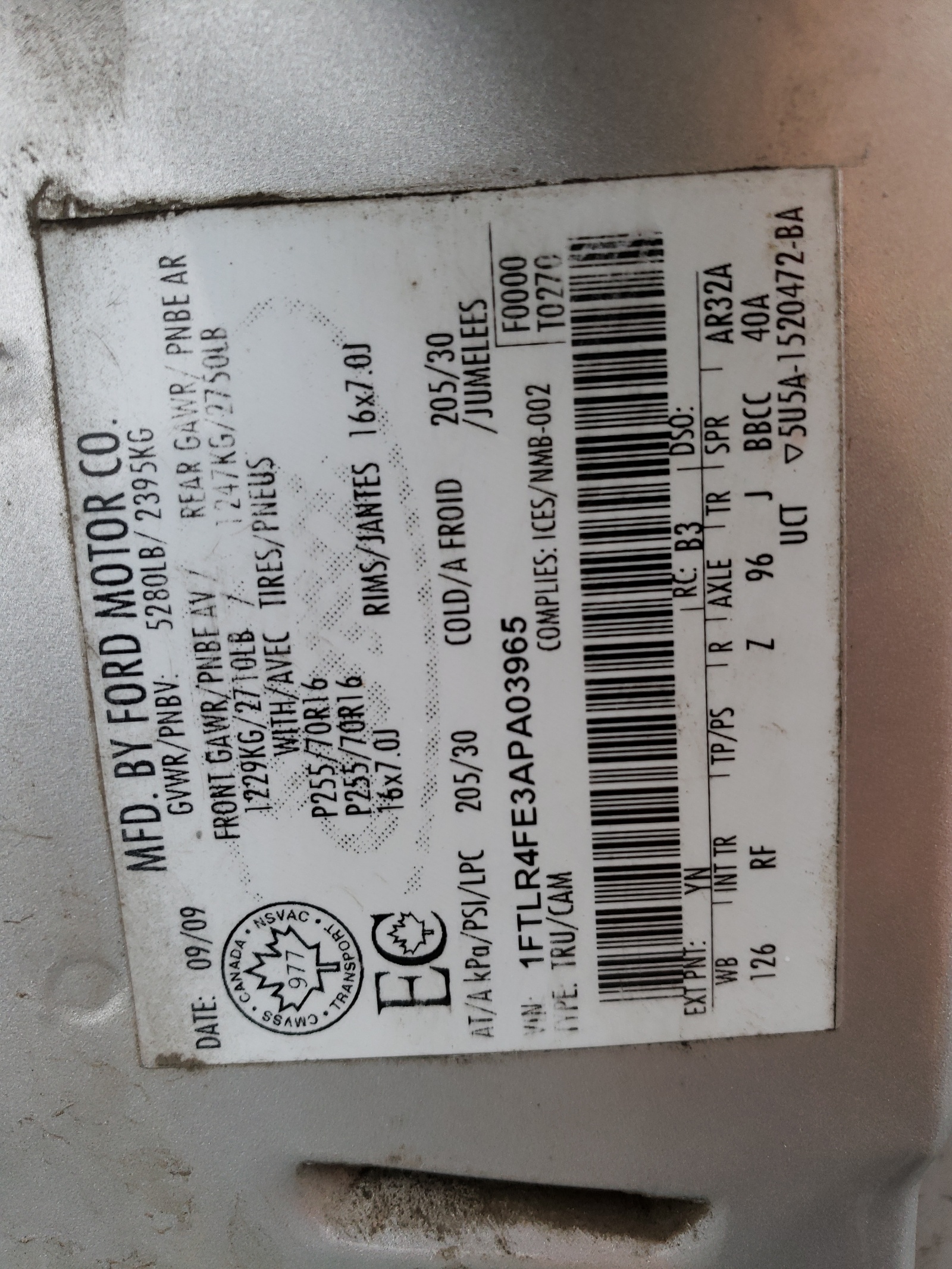 1FTLR4FE3APA03965 2010 Ford Ranger Super Cab