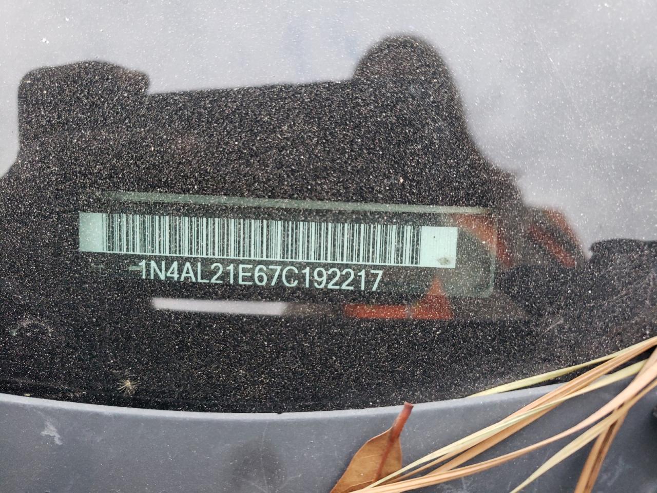 2007 Nissan Altima 2.5 VIN: 1N4AL21E67C192217 Lot: 81812903