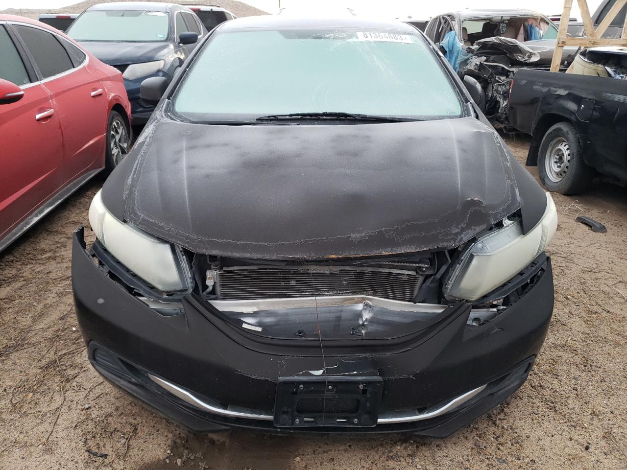 2013 Honda Civic Lx VIN: 2HGFB2F57DH575380 Lot: 81364883