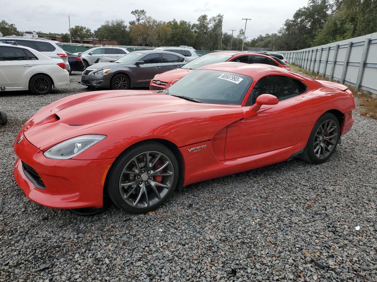 2016 Dodge Viper Srt VIN: 1C3BDEAZXGV100406 Lot: 80587993