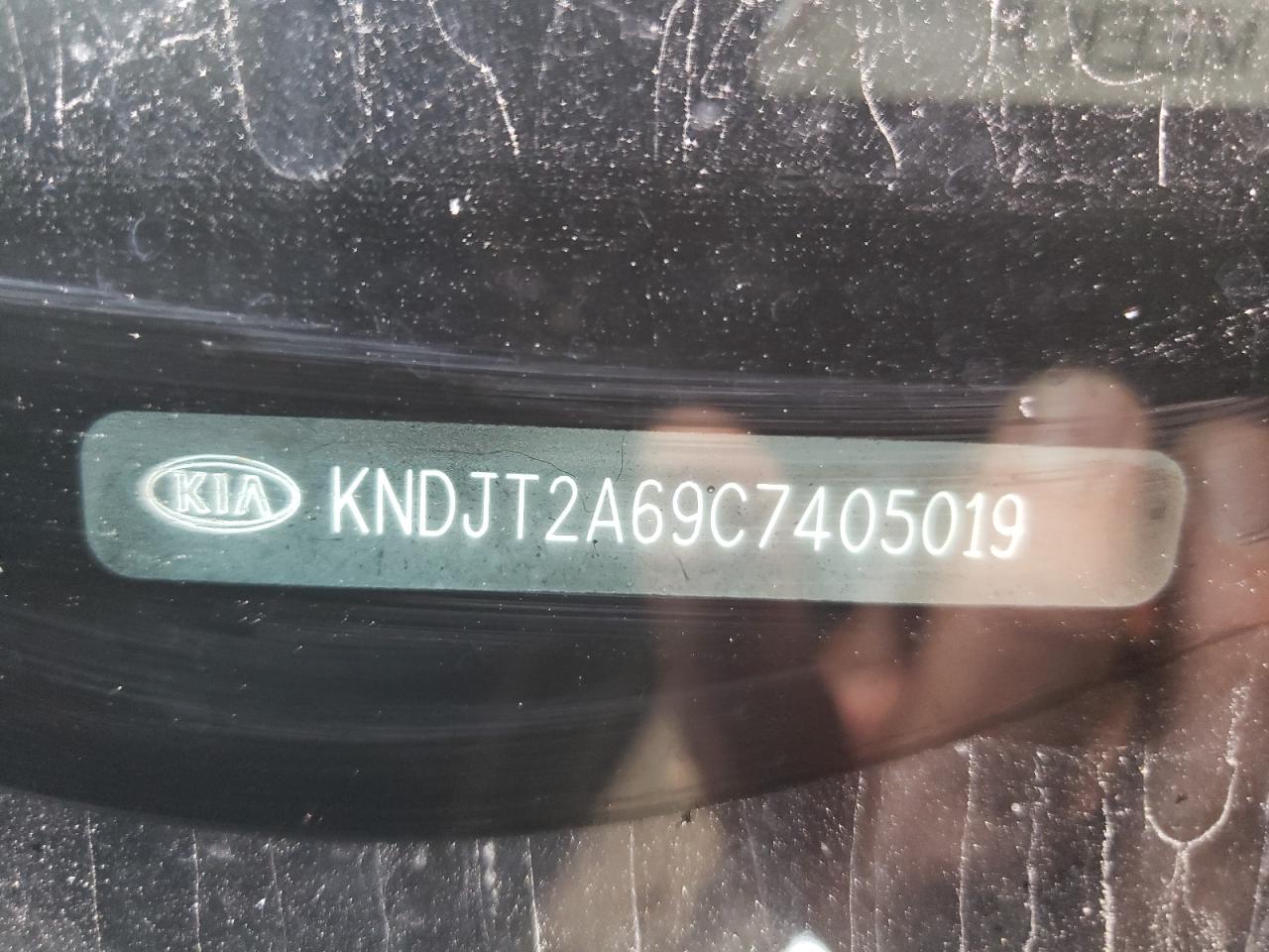 2012 Kia Soul + VIN: KNDJT2A69C7405019 Lot: 77603493