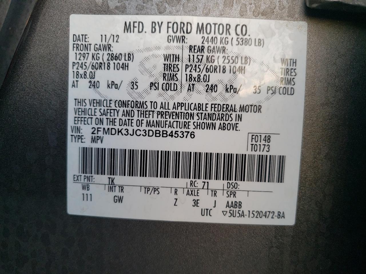2013 Ford Edge - Image 13