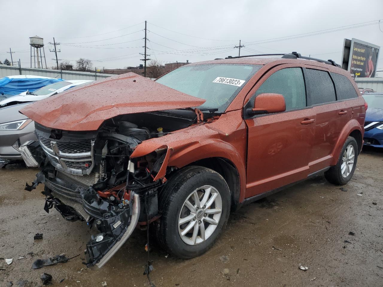 2014 Dodge Journey Sxt VIN: 3C4PDCBG7ET209390 Lot: 78613023