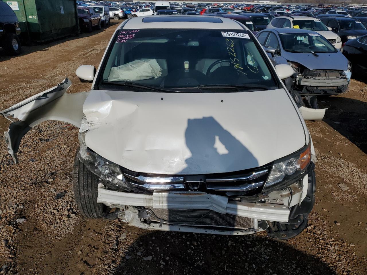 5FNRL5H60GB077242 2016 Honda Odyssey Exl