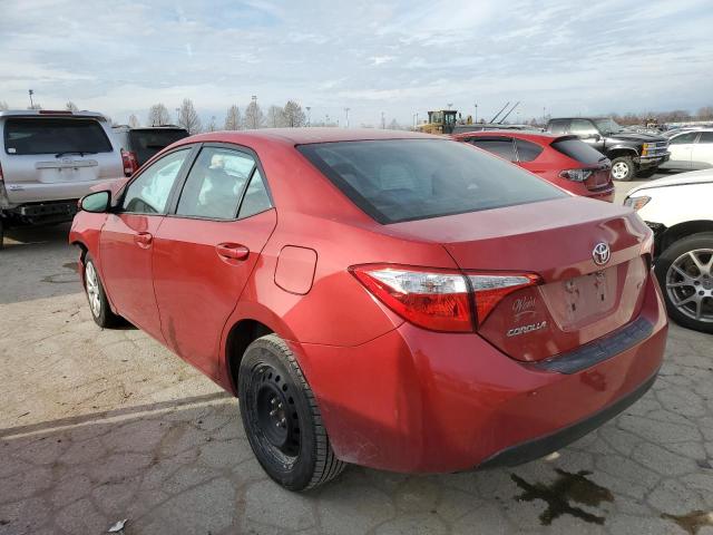 Седаны TOYOTA COROLLA 2016 Красный