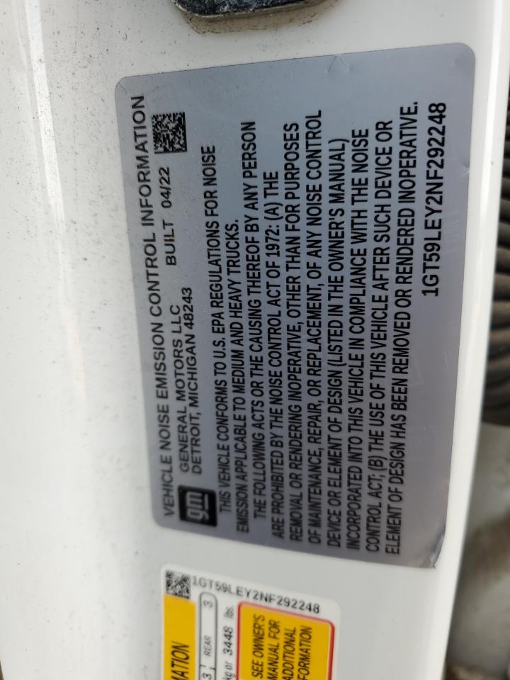 1GT59LEY2NF292248 2022 GMC Sierra K2500 Heavy Duty