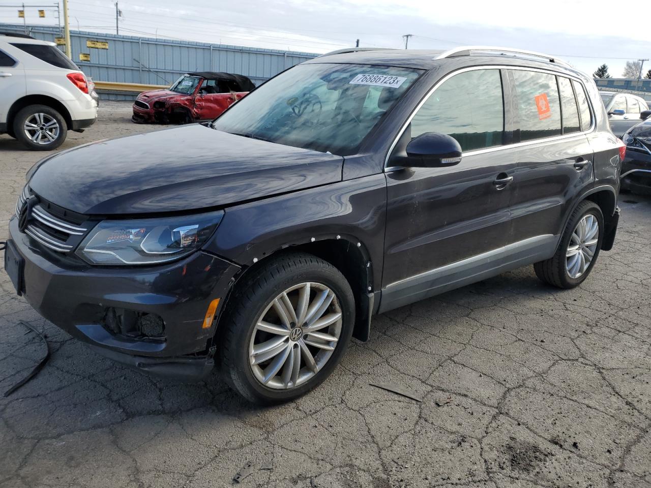 2016 Volkswagen Tiguan S VIN: WVGBV7AX8GW542397 Lot: 76886123