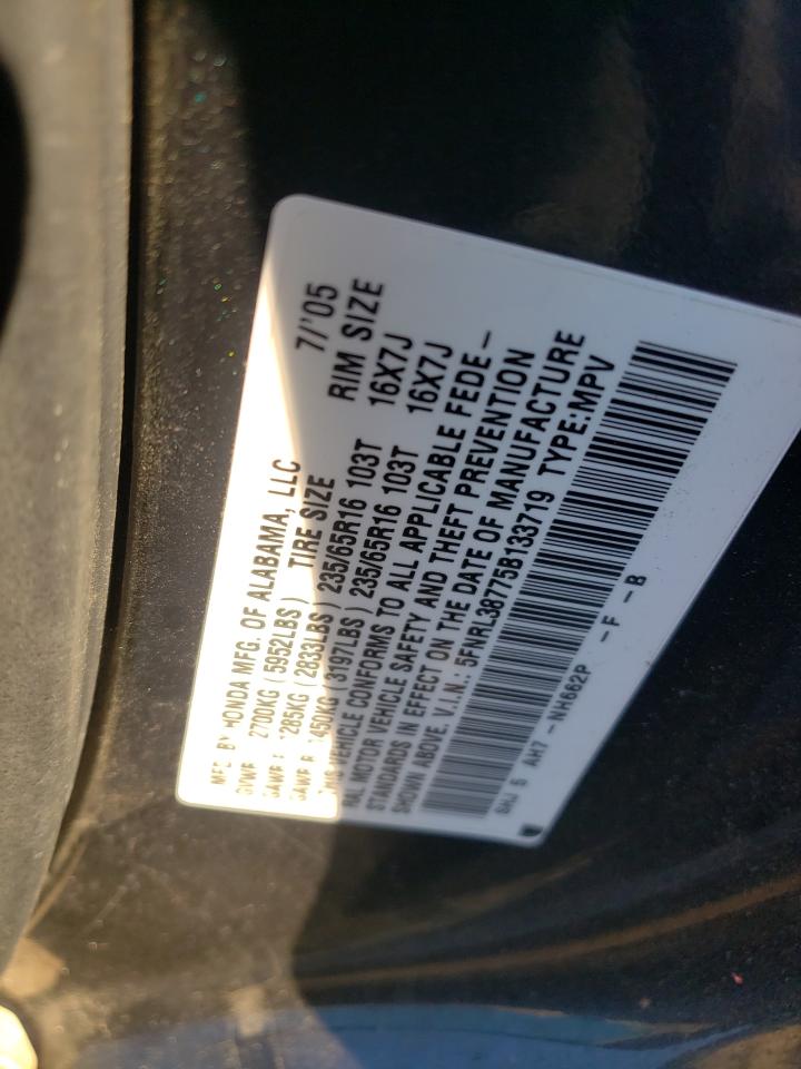 5FNRL38775B133719 2005 Honda Odyssey Exl