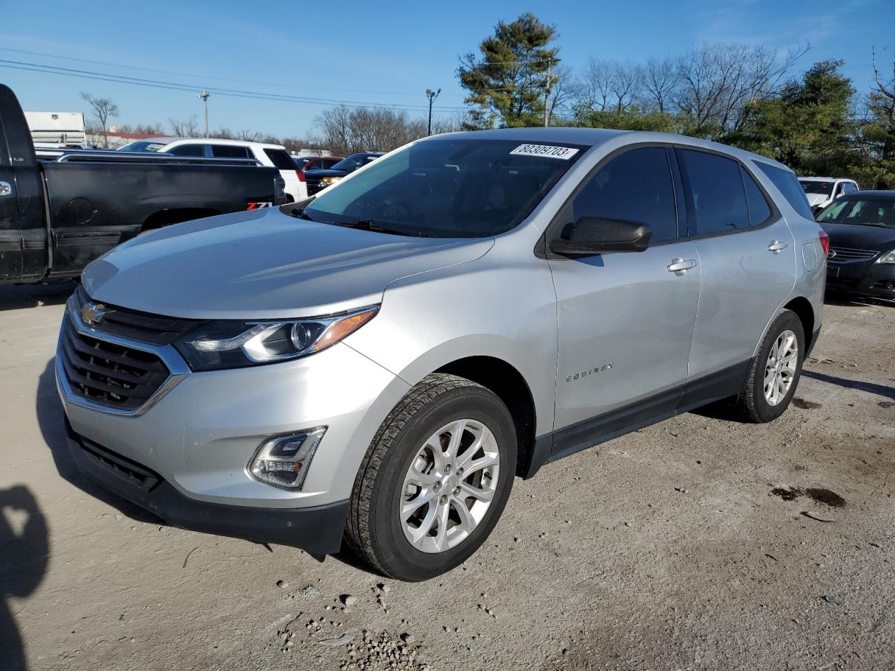 2018 Chevrolet Equinox Ls VIN: 3GNAXHEV7JS500550 Lot: 80309703