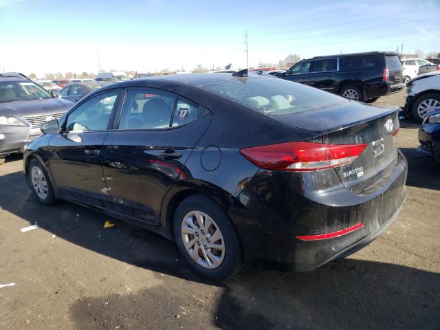 Sedans HYUNDAI ELANTRA 2017 Czarny