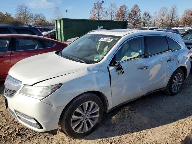 2016 Acura Mdx Technology de vânzare în Cahokia Heights, IL - Side