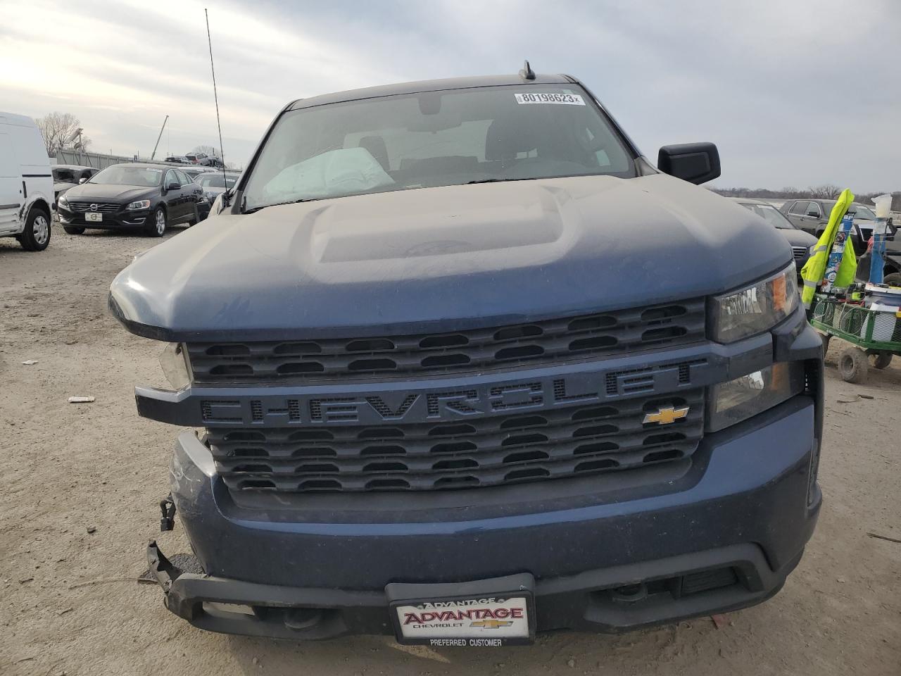 1GCPYBEK7NZ111239 2022 Chevrolet Silverado Ltd K1500 Custom