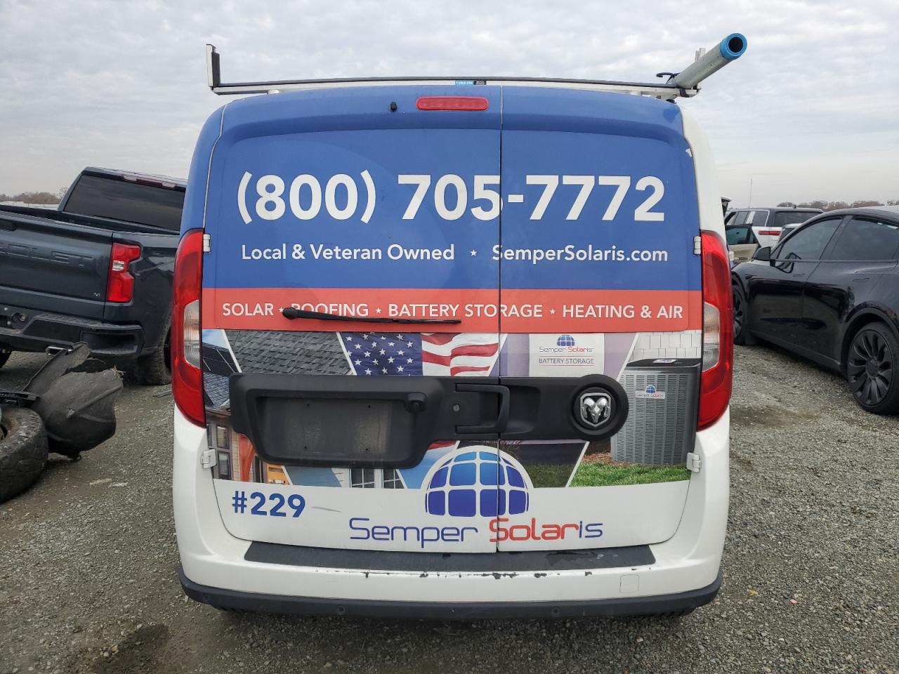 2021 Ram Promaster City Slt VIN: ZFBHRFBB3M6V27093 Lot: 81628153