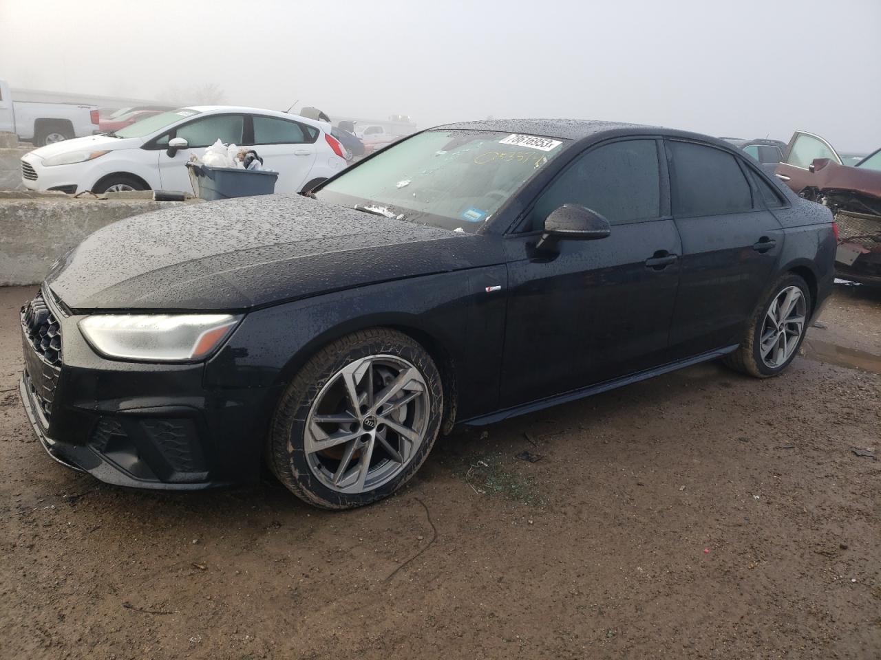 2021 Audi A4 Premium Plus 45 продається в Kansas City, KS - Front End