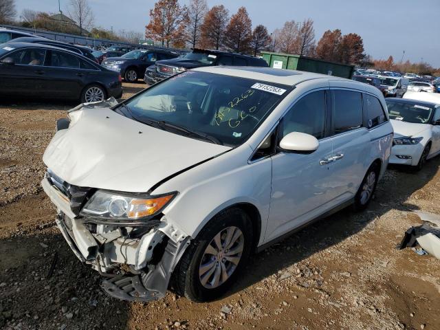 2016 Honda Odyssey Exl na sprzedaż w Bridgeton, MO - Side