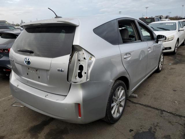 Кросовери TOYOTA PRIUS 2012 Сріблястий
