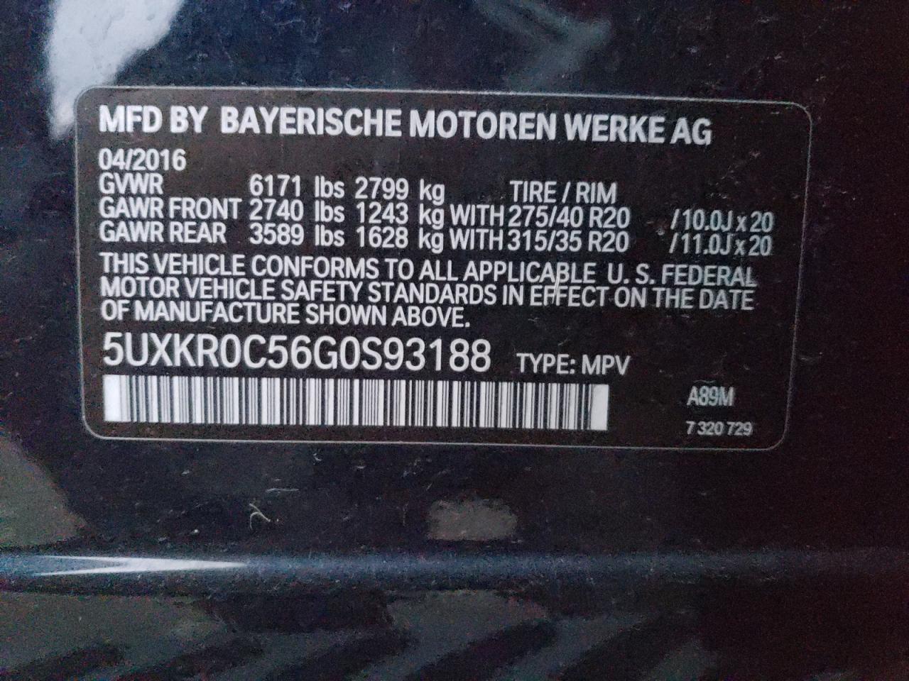 2016 BMW X5 - Image 13