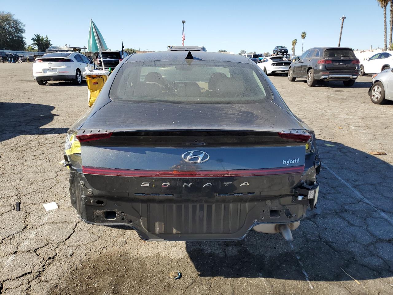 2021 Hyundai Sonata Hybrid VIN: KMHL54JJXMA033015 Lot: 77781883