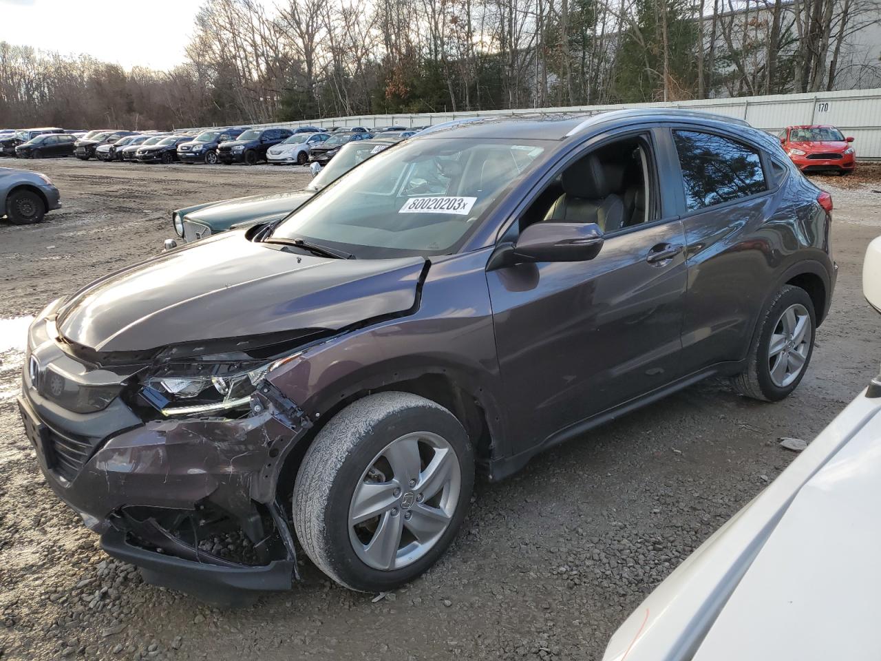 2019 Honda Hr-V Exl VIN: 3CZRU6H72KM725691 Lot: 80020203