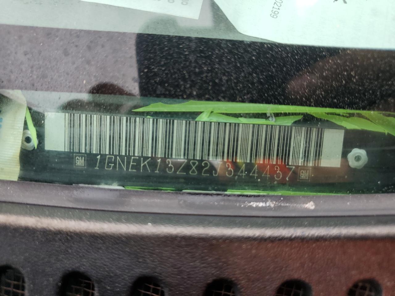 2002 Chevrolet Tahoe K1500 VIN: 1GNEK13Z82J344437 Lot: 81826943