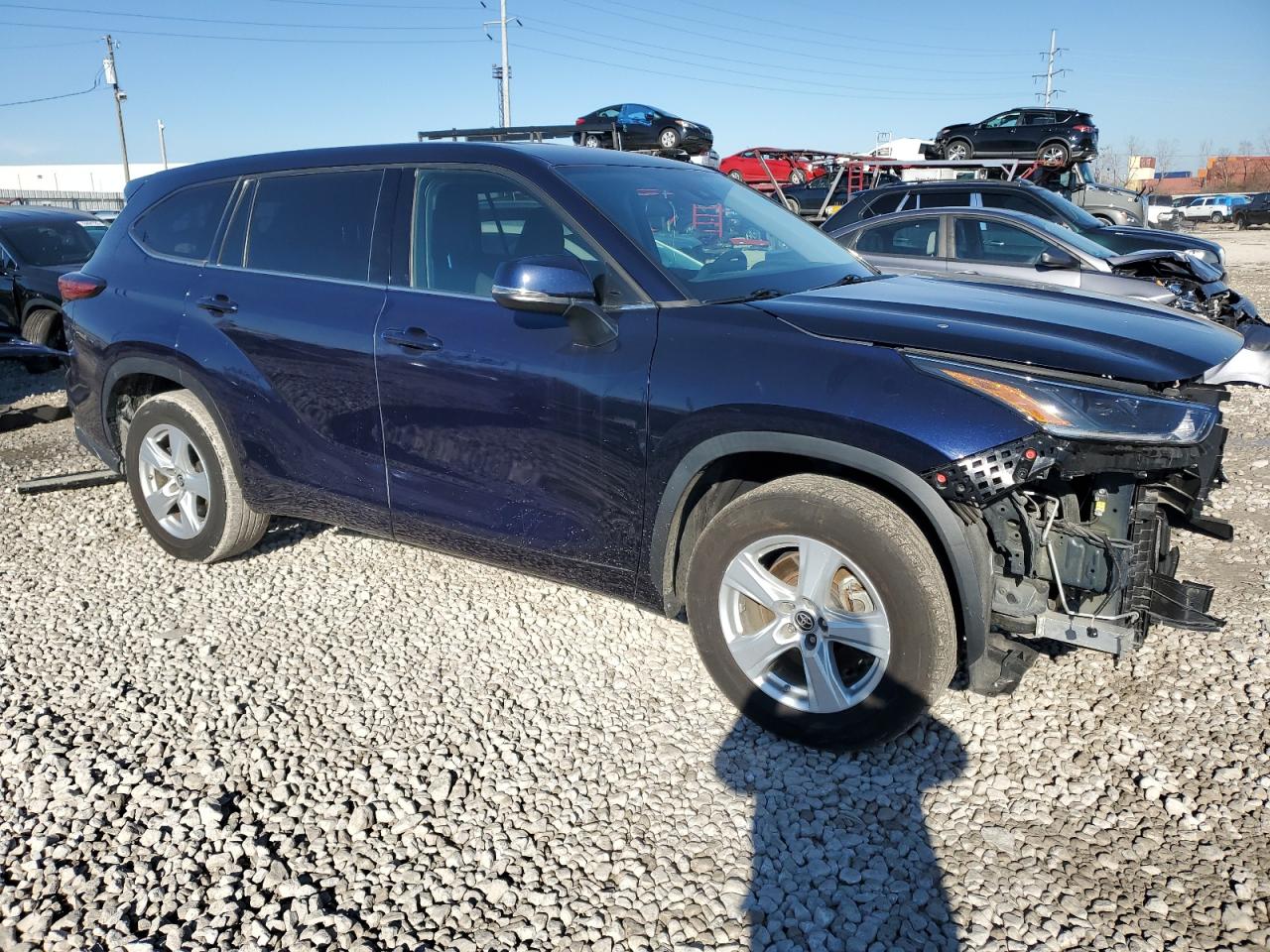 2021 Toyota Highlander L VIN: 5TDCZRAH9MS043363 Lot: 78683163