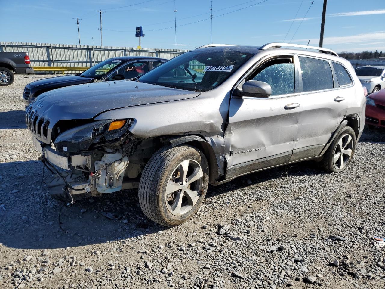 2021 Jeep Cherokee Limited VIN: 1C4PJMDX3MD184228 Lot: 80769293