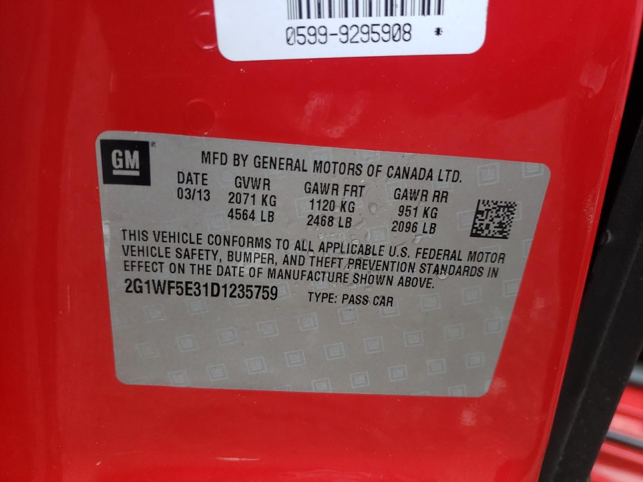 2013 Chevrolet Impala - Image 13