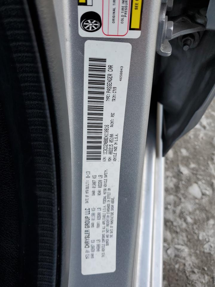 2014 Dodge Avenger Se VIN: 1C3CDZAB8EN110816 Lot: 42401294