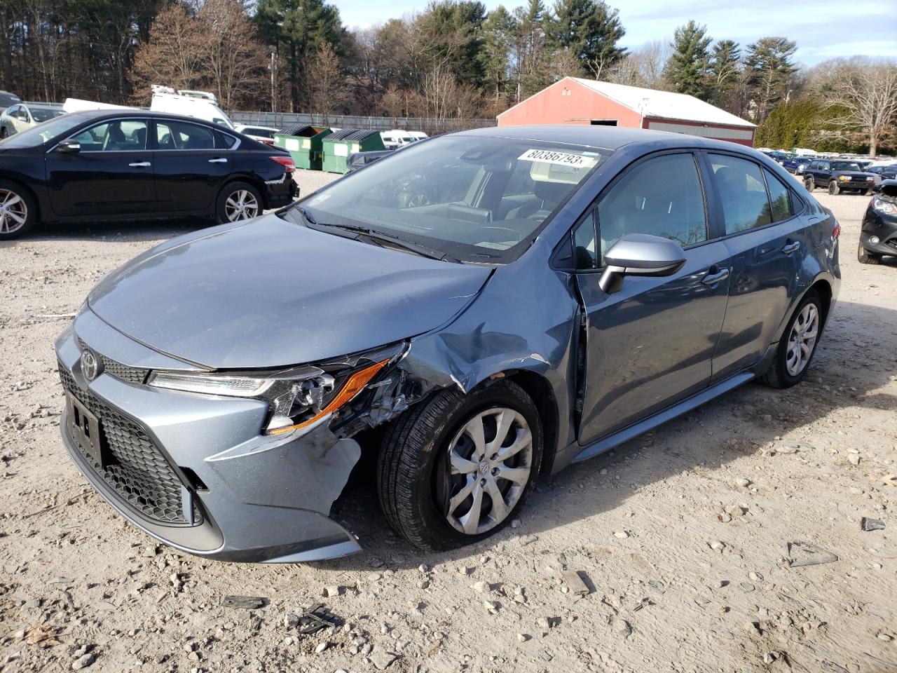 2020 Toyota Corolla Le VIN: JTDEPRAE5LJ006102 Lot: 80386793